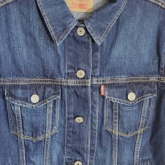 Levi's Denim Jean Trucker Jacket - Size Small - Picture 2 of 14
